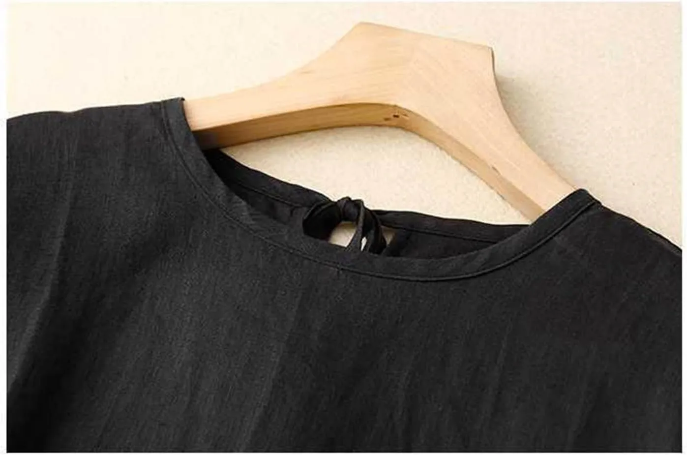 3/4 Sleeve Dresses for Women 2025 Vacation Cotton Linen Maxi Button Sundress Plus Size A Line Dress Trendy Maxi Dress