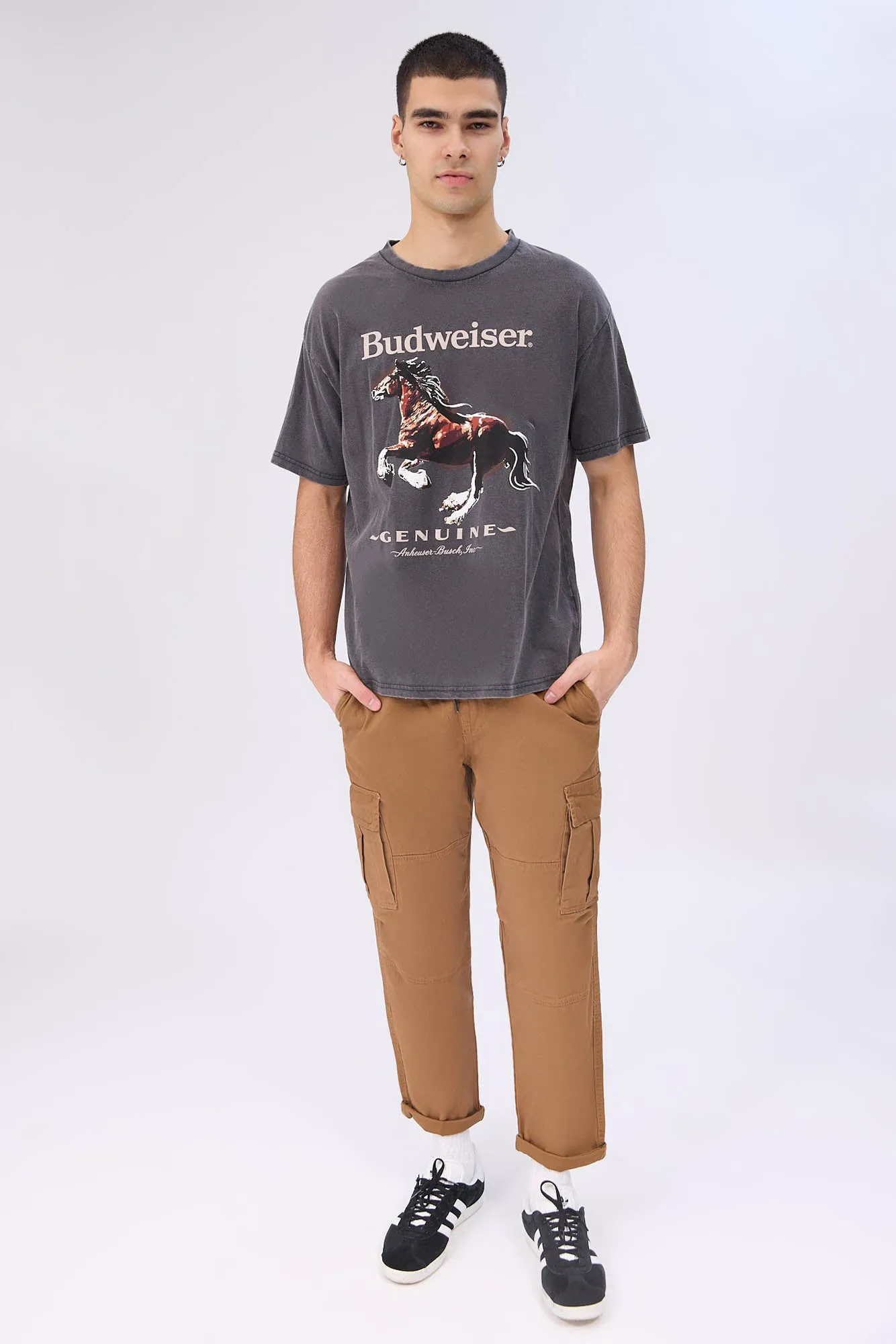 Arsenic Mens Relaxed Cargo Pant