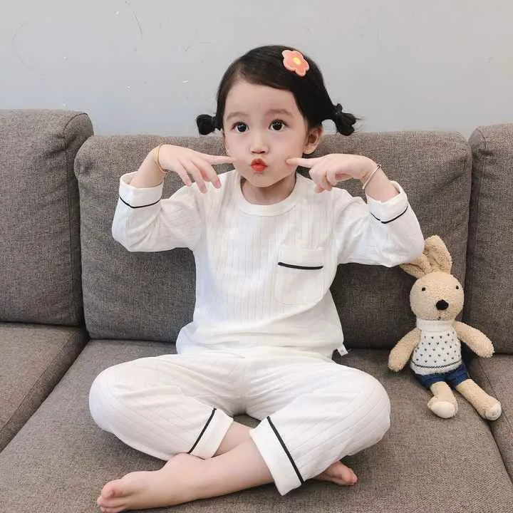 Children's Pure Cotton Baby Pajamas-طقم بيجامات أطفال من القطن الخالص
