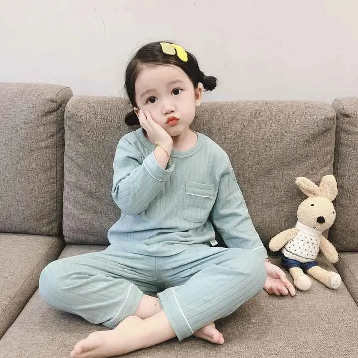 Children's Pure Cotton Baby Pajamas-طقم بيجامات أطفال من القطن الخالص
