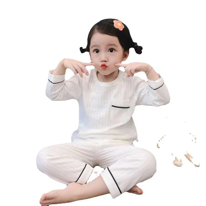Children's Pure Cotton Baby Pajamas-طقم بيجامات أطفال من القطن الخالص