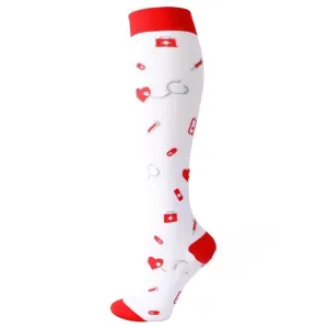 Doctor Equipments Printed Socks