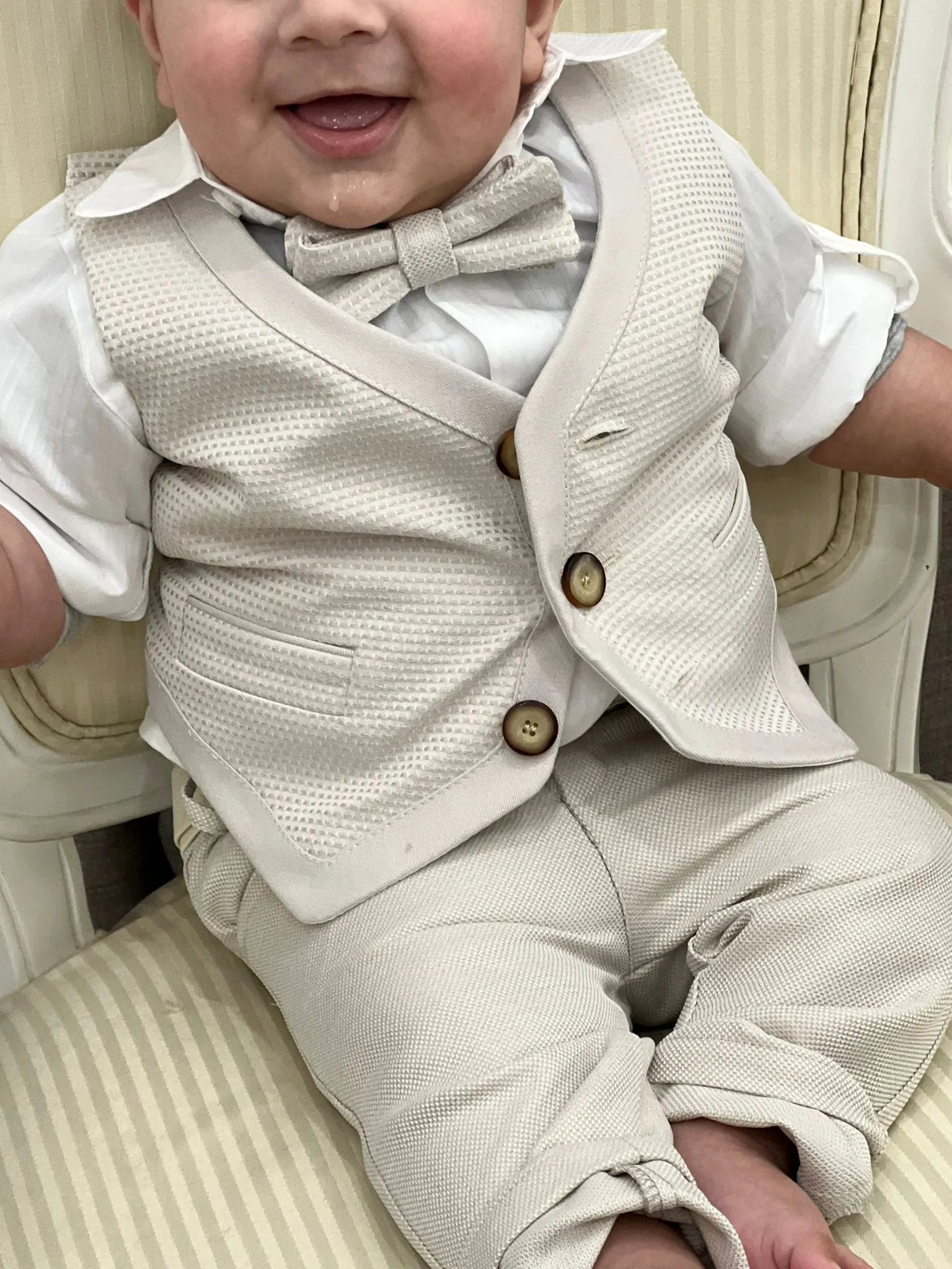 Dolce Bambini - 3 Piece Beige Suit