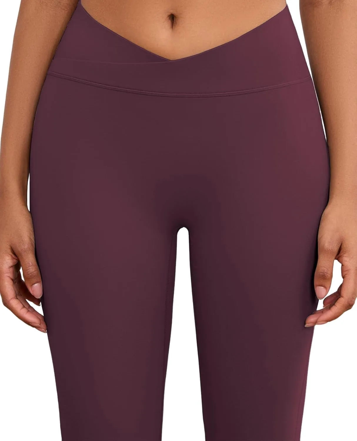 Flare Wide Leg Yoga Pants Bootcut Bell Bottom Crossover Tummy Control Leggings Workout High Waist Tights for Women