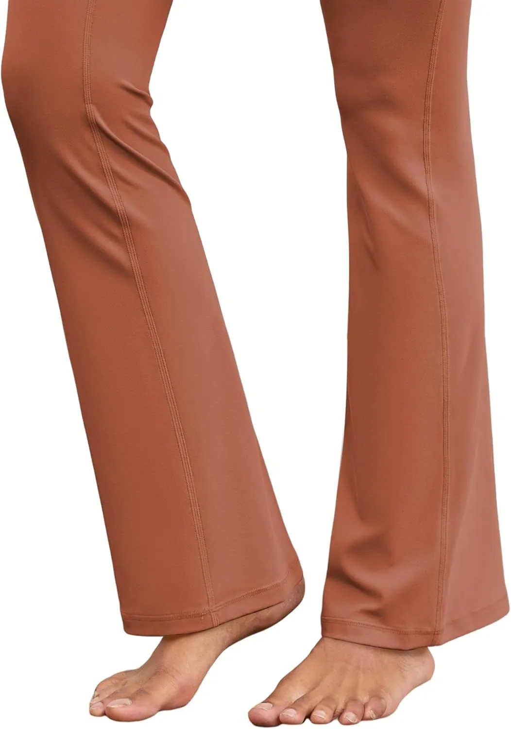 Flare Yoga Pants with Pockets for Women Wide Leg Tummy Control Flared Workout Leggings High Waist