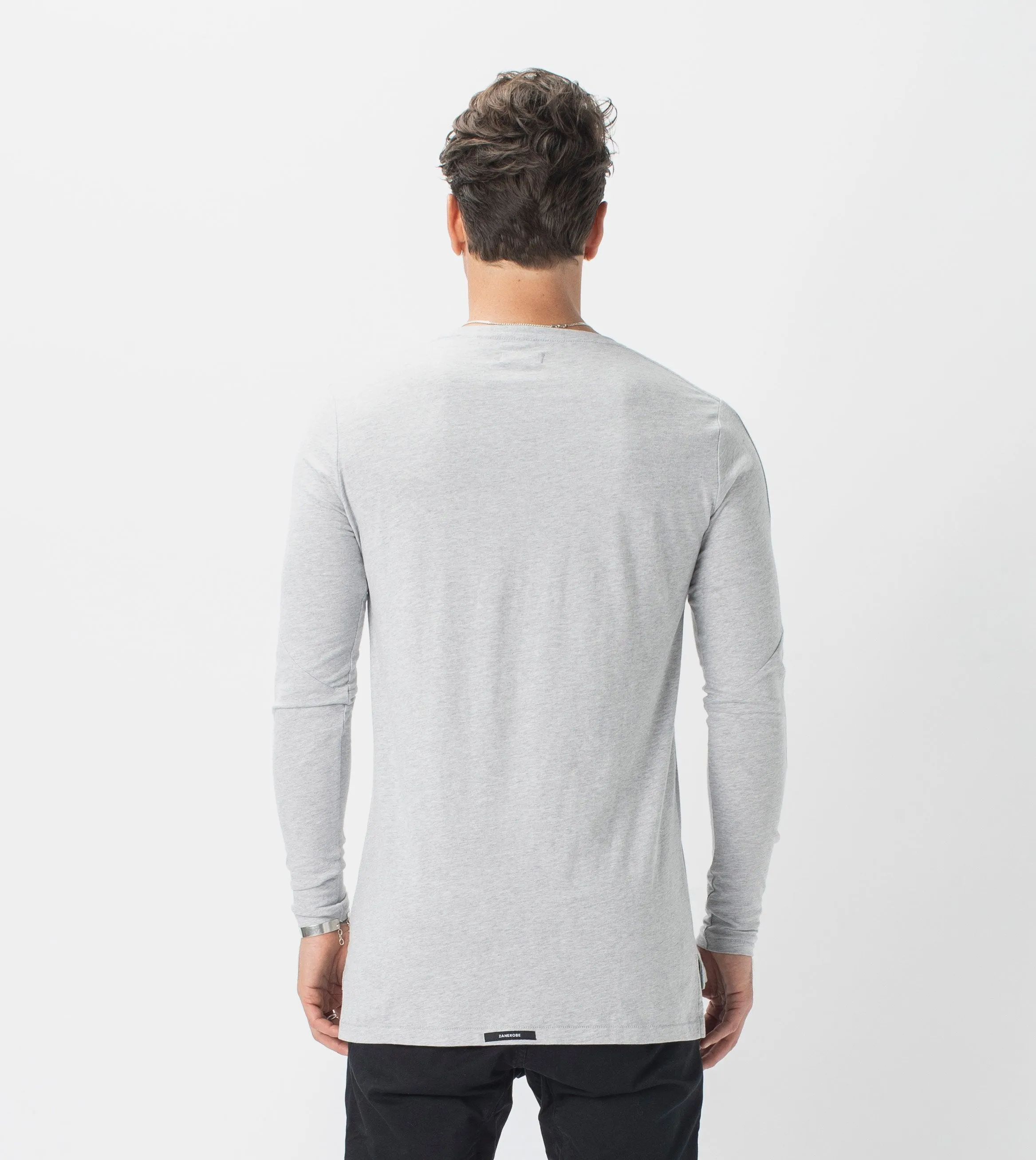Flintlock LS Tee Silver Marle