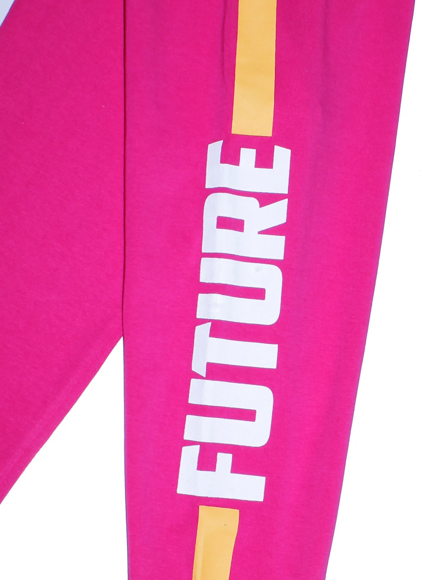 Girls Cotton Full Sleeves T-shirt with Printed Leggings Set