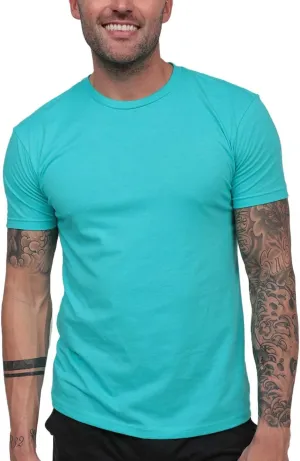 INTO THE AM Mens T Shirt Packs - Short Sleeve Crew Neck Soft Fitted Tees S - 4XL Fresh Classic Tshirts