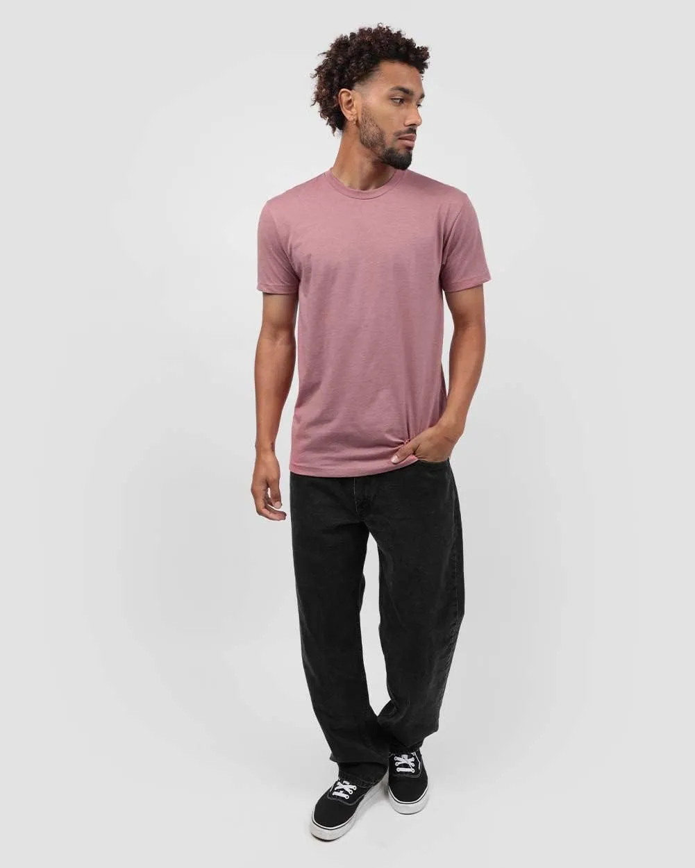 INTO THE AM Mens T Shirt Packs - Short Sleeve Crew Neck Soft Fitted Tees S - 4XL Fresh Classic Tshirts