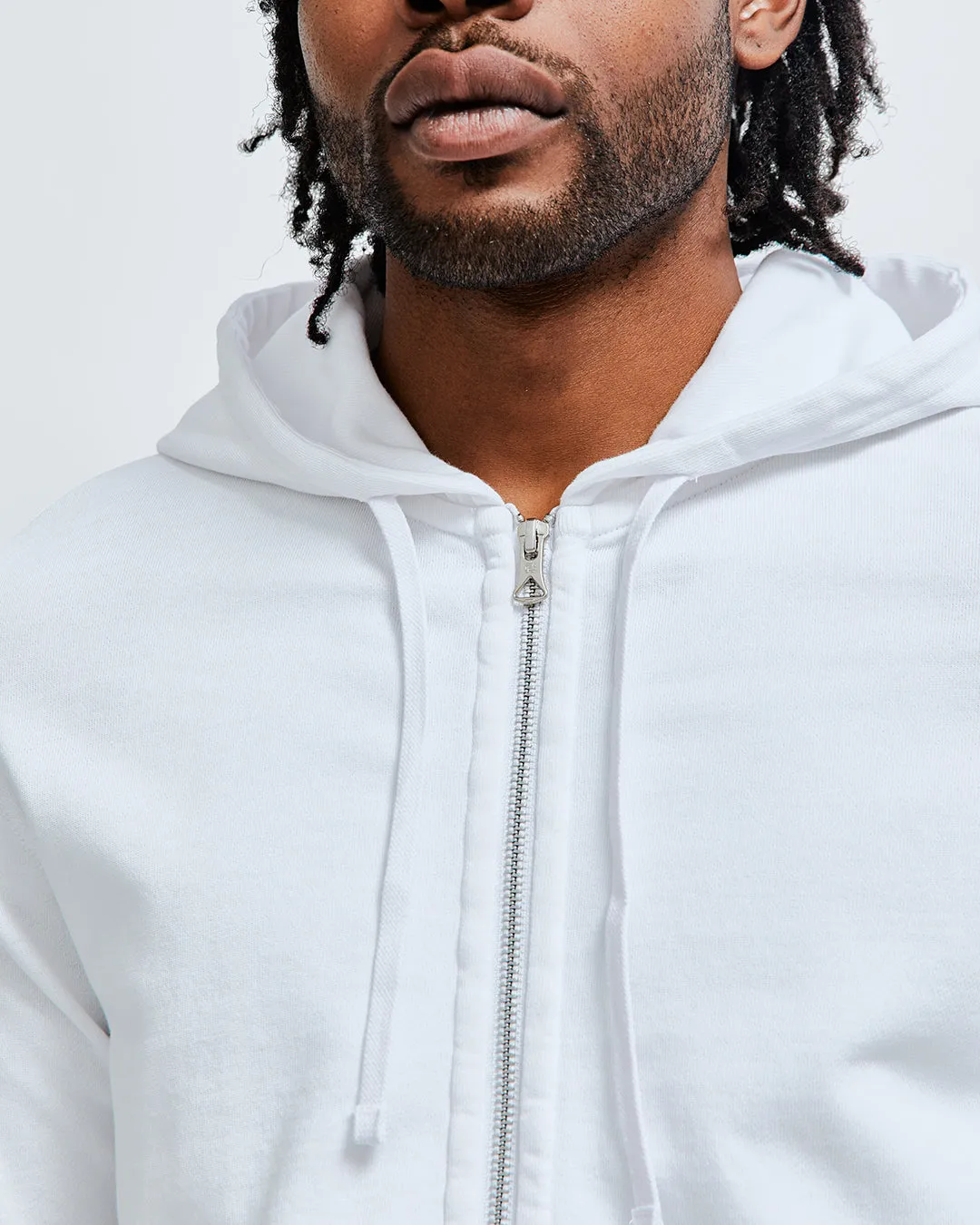 Lightweight Terry Slim Zip Hoodie