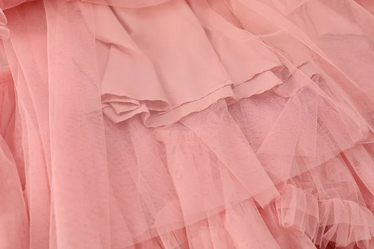 Mesh Ruffle Skirt -Final Sale