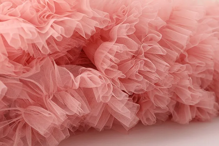 Mesh Ruffle Skirt -Final Sale