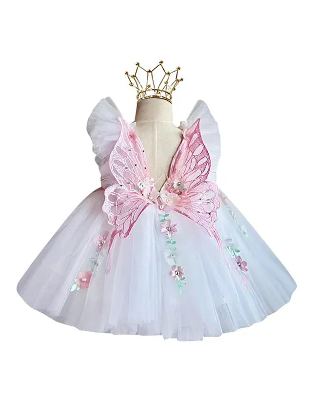 Mimi Miya Ava Butterfly Wing Tulle Dress