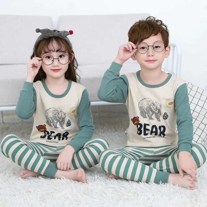 New Children's Pajamas Set of Fall and-مجموعة بيجامات أطفال جديدة