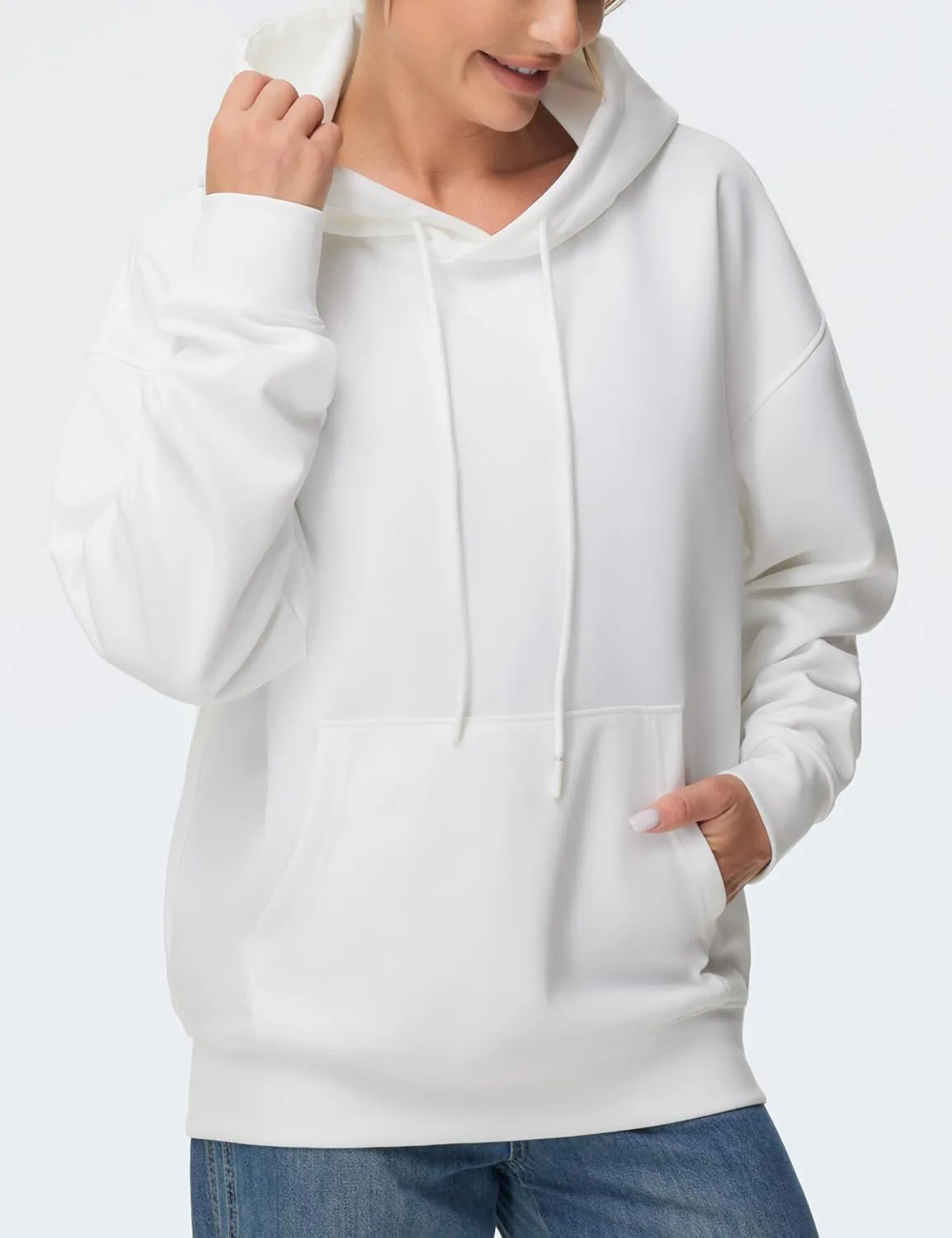 THE GYM PEOPLE Women's Oversized Hoodie Lightweight Soft Drawstring Pullover Sweatshirt with Pockets