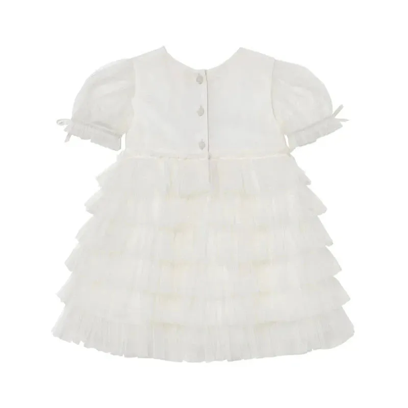 Tutu Du Monde Bebe Field Of Dreams Tulle Dress - Milk
