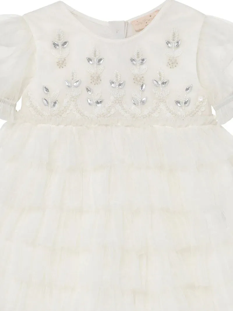 Tutu Du Monde Bebe Field Of Dreams Tulle Dress - Milk