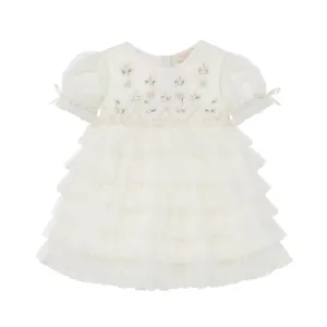 Tutu Du Monde Bebe Field Of Dreams Tulle Dress - Milk