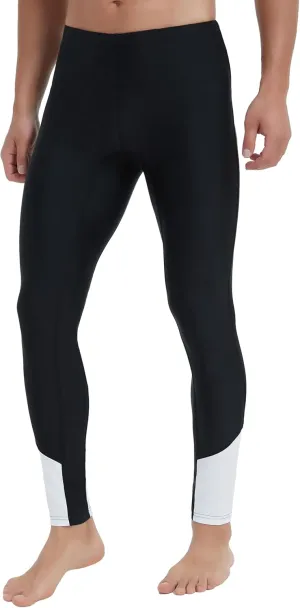 Ubestyle UPF 50  Men's Active Surfing Water Leggings Swim Pants Swim Tights Beach Pants Sun Protective