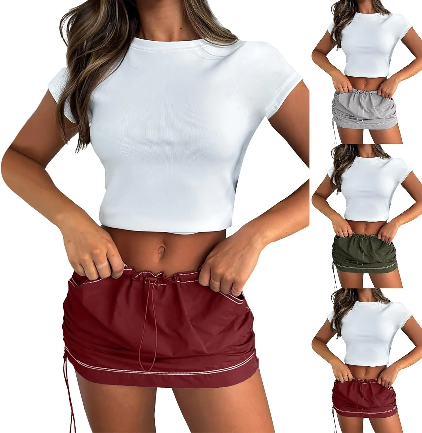 Womens A Line Midi SkirtWomen's Summer Design Denim Jean Skirt Mini Skirt Work Dress Casual Short Figure Skating