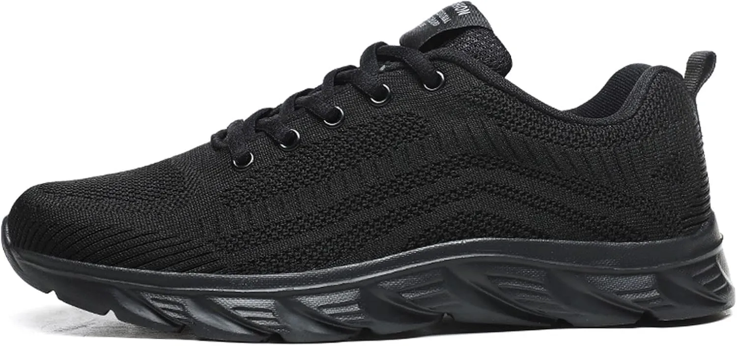 Women's Walking Shoes Lightweight Tennis Fashion Sneakers Lace Up Tennis Shoes Men Jogging Woman Shoes Casual Men Shoes Sneakers Black Tennis Shoe Trainers Shoe
